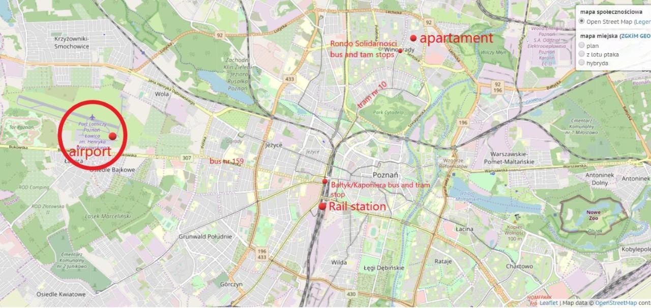 Apartament Paderewski Poznań Esterno foto